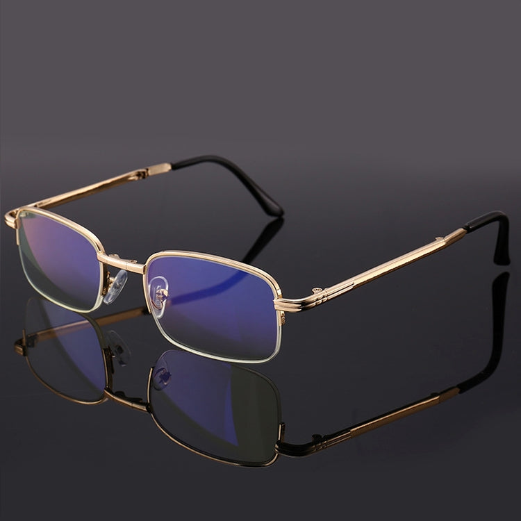 Folding Anti Blue-ray Presbyopic Reading Glasses with Case & Cleaning Cloth, +1.50D