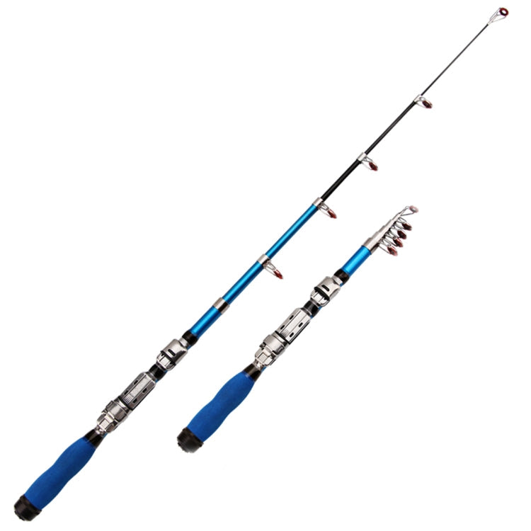 37cm Portable Telescopic Sea Fishing Rod Mini Fishing Pole, Extended Length : 2.3m, 2.3m
