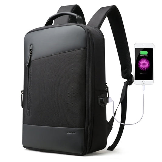 Bopai 851-009911 Business Anti-theft Waterproof Large Capacity Double Shoulder Bag,with USB Charging Port, Size: 30.5x13x45cm, 851-009911