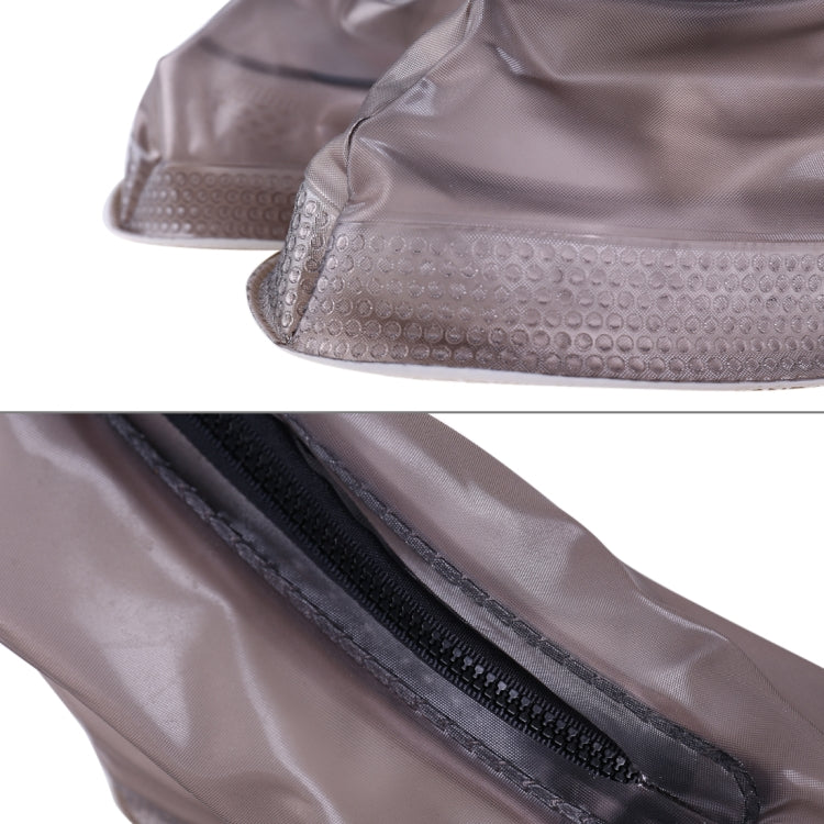 Fashion PVC Non-slip Waterproof Thick-soled Shoe Cover Size: S, Size: S