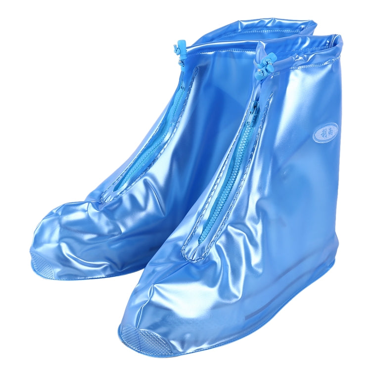 Fashion PVC Non-slip Waterproof Thick-soled Shoe Cover Size: XL, Size: XL