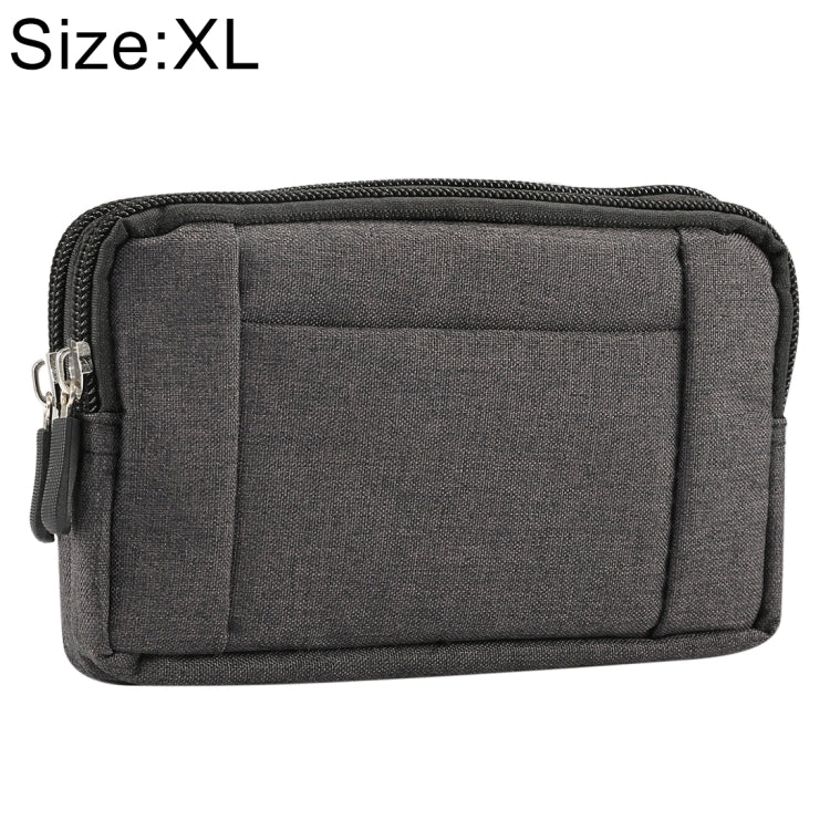 Sports Denim Universal Phone Bag Waist Bag for 6.4~6.5 inch Smartphones, Size: XL, XL