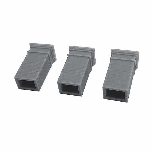 Ready to Paint Chimney Stack - Style 5 (3 pack)