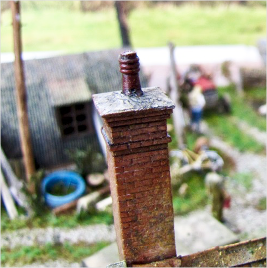 Ready to Paint Square Chimney Stack with Single Pot (3 pack)