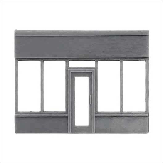 Ready to Paint Victorian Shopfront - Parade - Style 1 (1 piece)