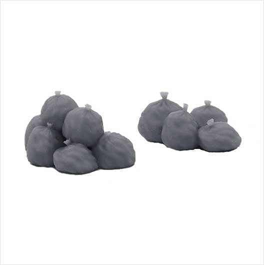 Ready to Paint Rubbish Bag Pile (2 pack)