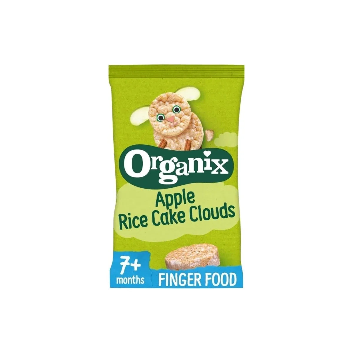 Organix Apple Rice Cake Clouds 7+ months 72g (4x18g)