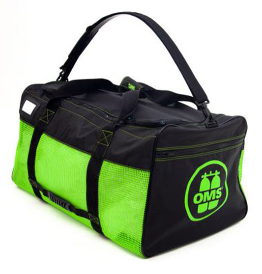 OMS Lizard Green & Black Mesh Bag A19318011