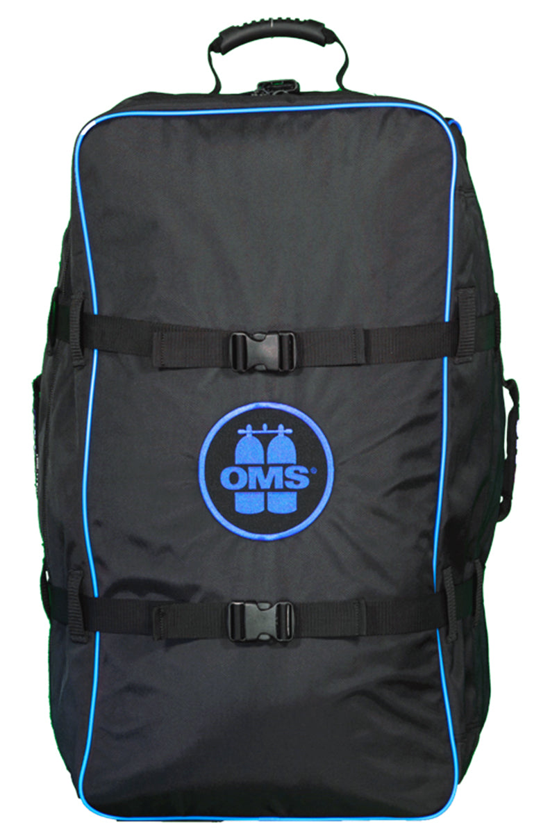 OMS Ocean Blue & Black Roller Bag A19318017