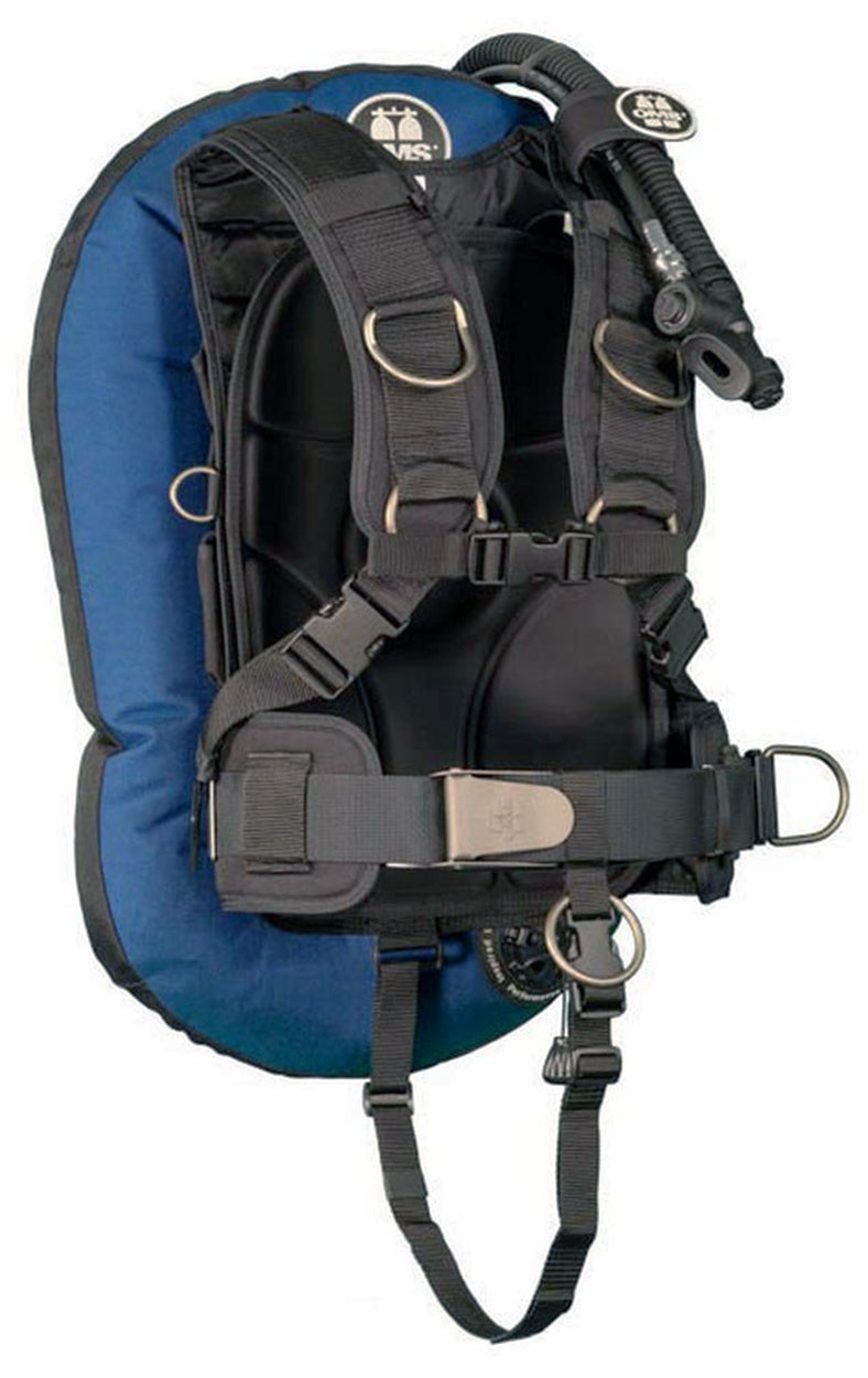 OMS Ocean Blue/Black 27Lb12.5Kg IQ Lite Harness Performance Mono Wing BC System Size ML S11718030