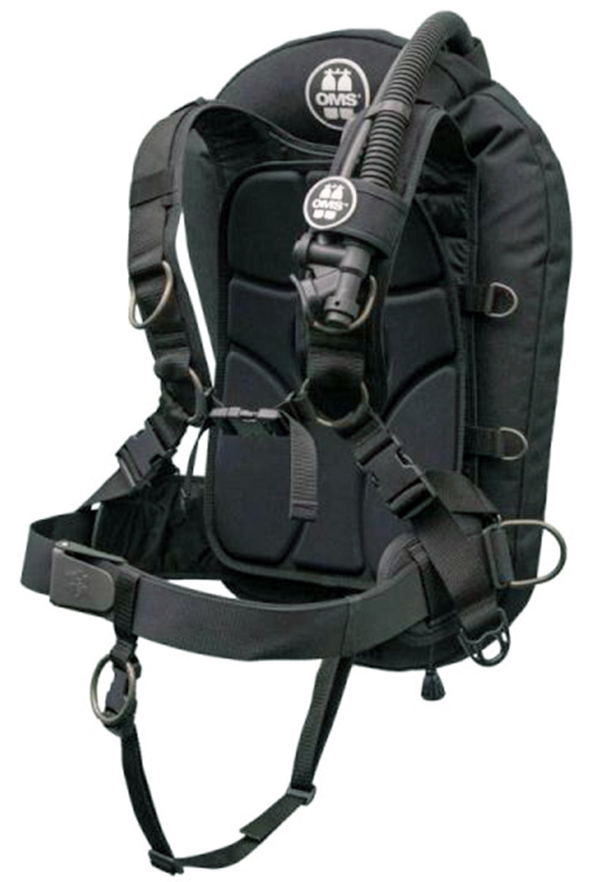 OMS All Black 32Lb14.5Kg IQ Lite Harness Performance Mono Wing BC System Size S S11518032