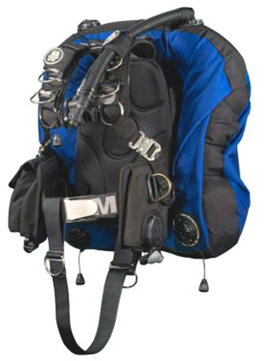 OMS Ocean Blue/Black 45/60Lb 20/27Kg Stainless Steel Comfort Harness III Signature with Deep Ocean Wing S11718083