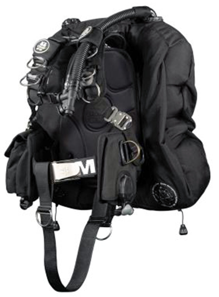 OMS All Black 45/60Lb 20/27Kg Stainless Steel Comfort Harness III Signature with Deep Ocean Wing S11718059