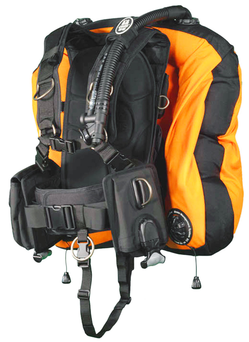OMS Lava Orange/Black 45/60Lb20/27Kg IQ Lite CB Signature with Deep Ocean 2 Hybrid Wing Size XL S11818036