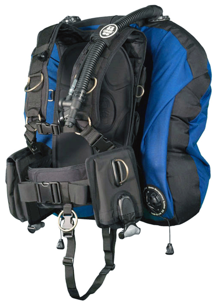 OMS Ocean Blue/Black 45/60Lb20/27Kg IQ Lite CB Signature with Deep Ocean 2 Hybrid Wing Size XS S11718084