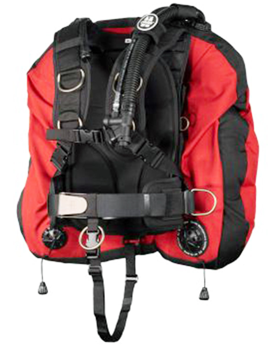 OMS Indian Red/Black 45/60Lb20/27Kg IQ Lite Signature with Deep Ocean 2 Hybrid Wing Size ML S11818003