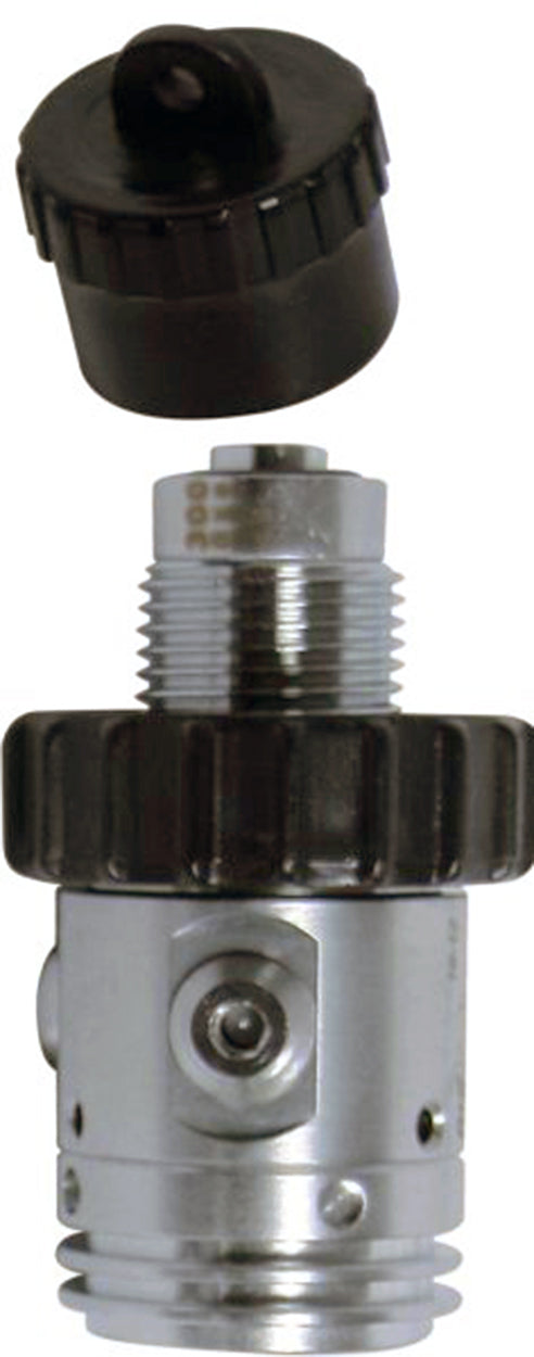 OMS 300 Bar DIN Single Outlet 1st Stage with Over Pressure Valve A13110604