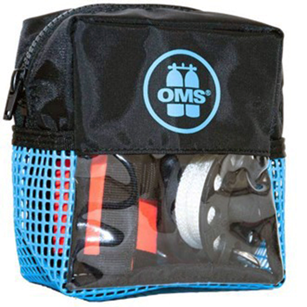 OMS Miami Blue/Black 3.3 Complete Pouch, 1 Metre SMB & Reel Safety Set S24218010