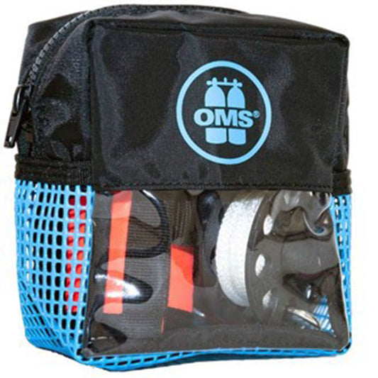 OMS Miami Blue/Black 6.0 Complete Pouch, 1.8 Metre SMB & Reel Safety Set S24218013