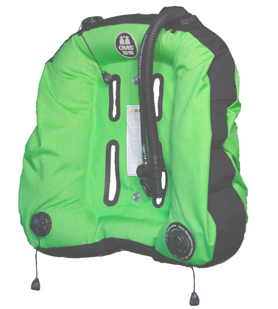 OMS Lizard Green/Black 60Lb  27Kg Deep Ocean 2 Hybrid Wing A11418032
