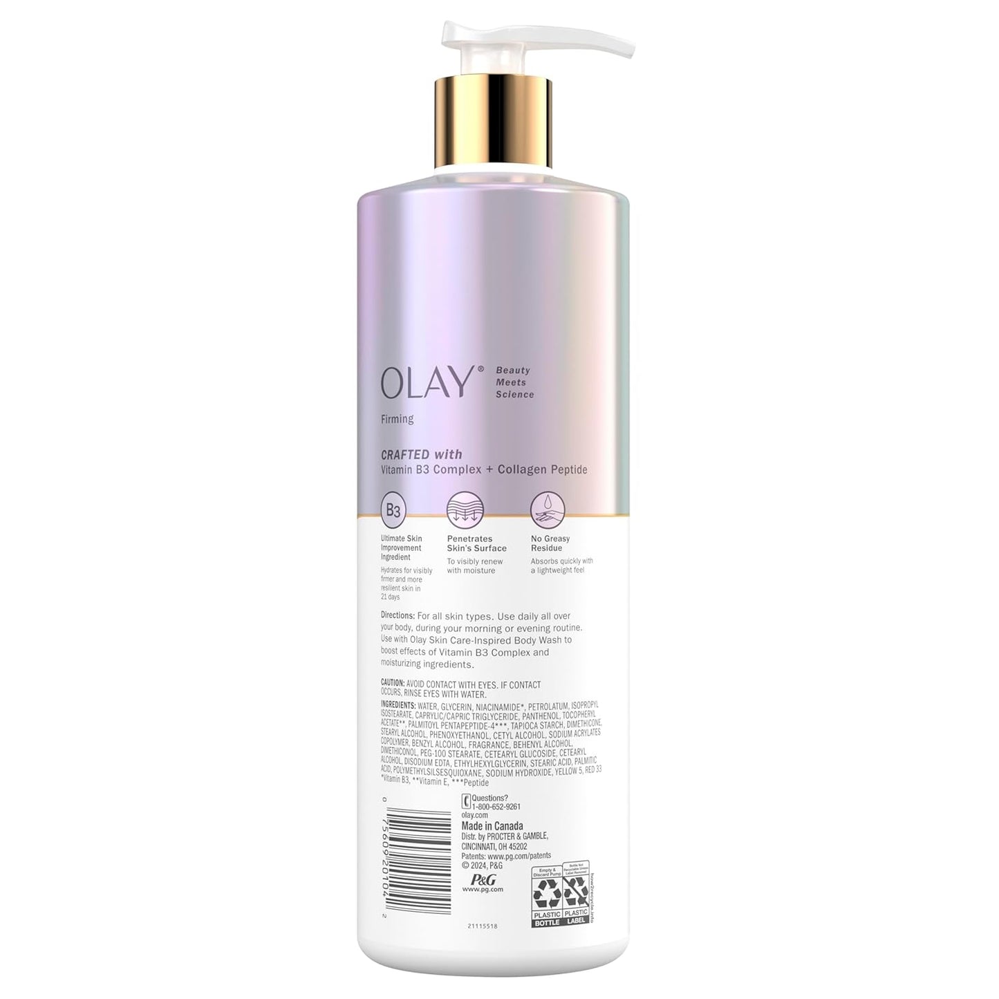 Olay Hydrating & Firming Body Lotion with Collagen Peptide