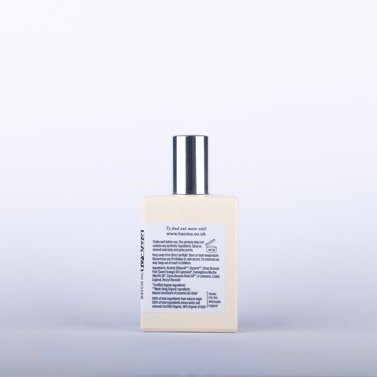 Orange Organic Single Note Eau de Parfum