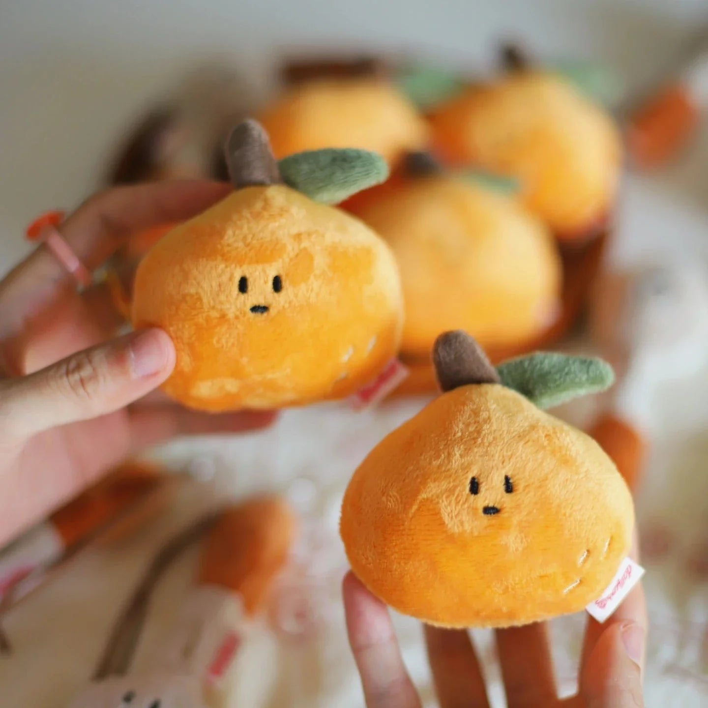 Daily White | Orange Bag Charm