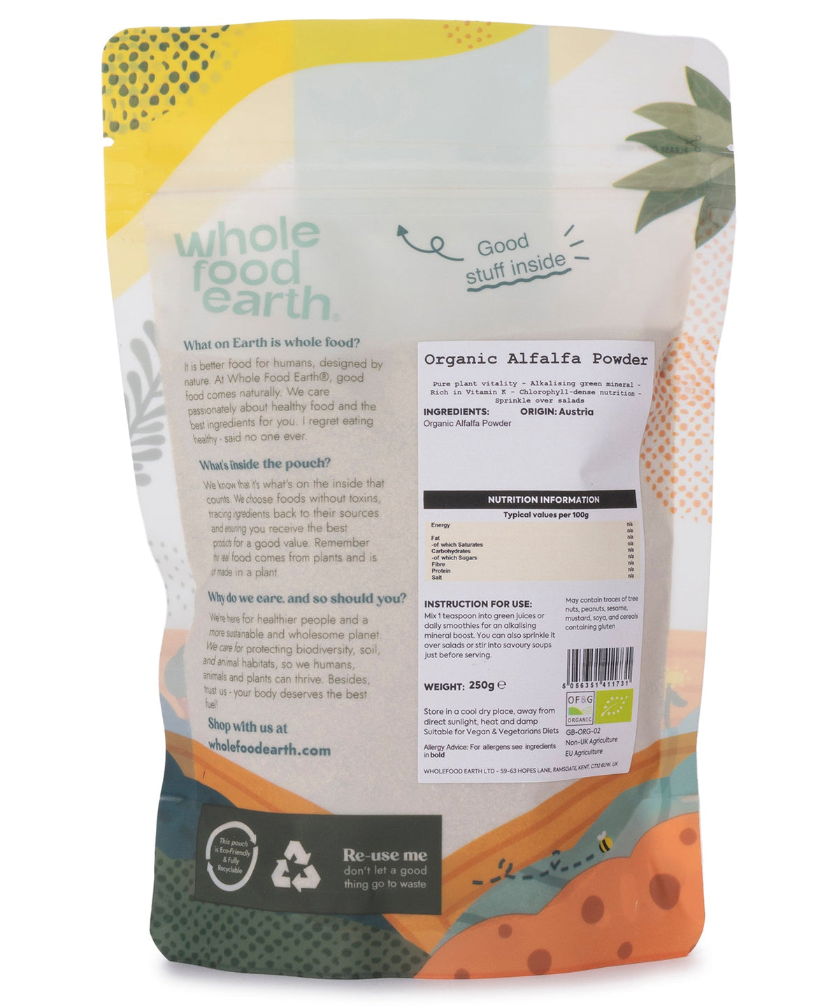 Organic Alfalfa Powder
