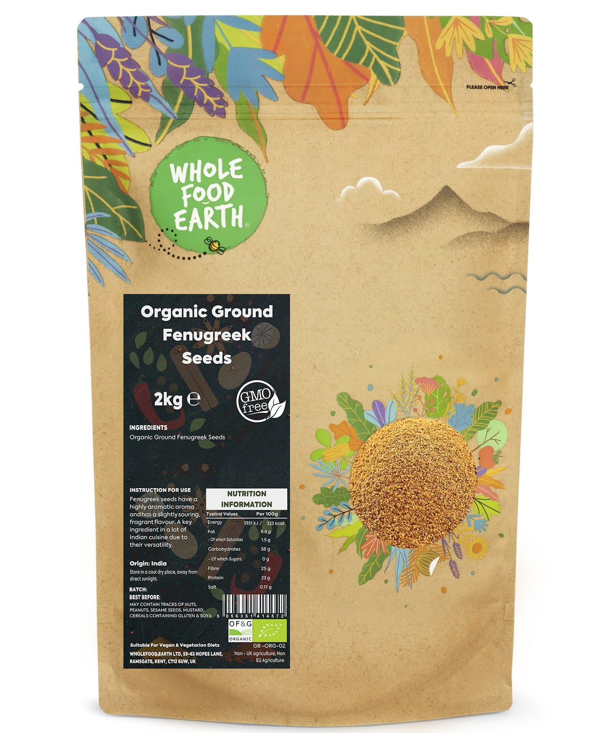 Organic Ground Fenugreek Seeds
