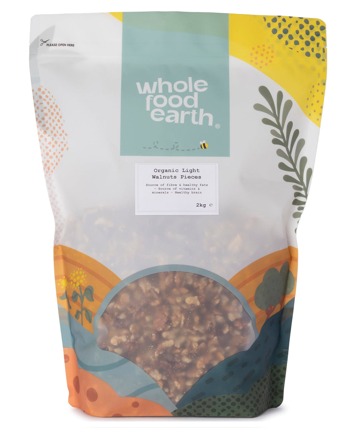 Organic Light Walnuts Pieces
