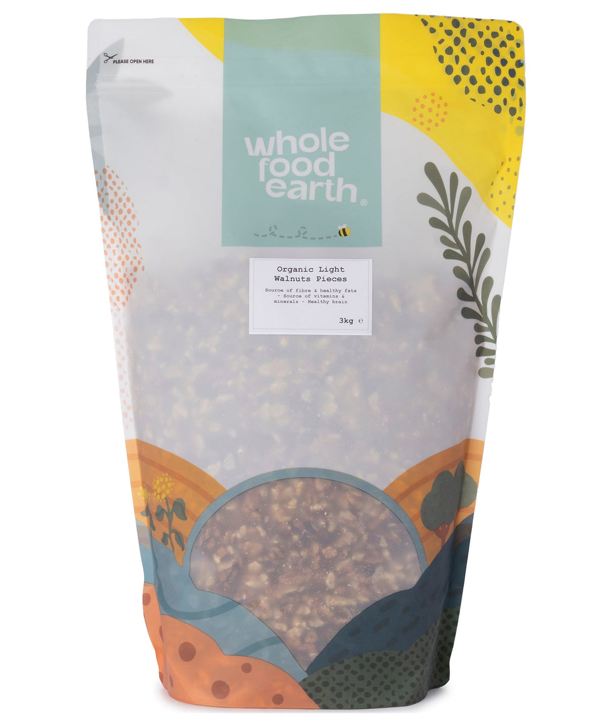 Organic Light Walnuts Pieces