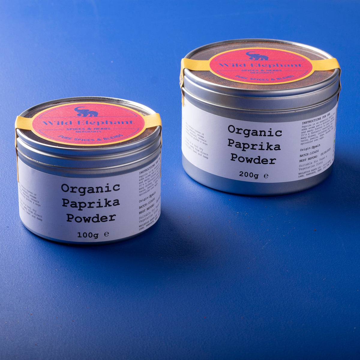Organic Paprika Powder - Wild Elephant