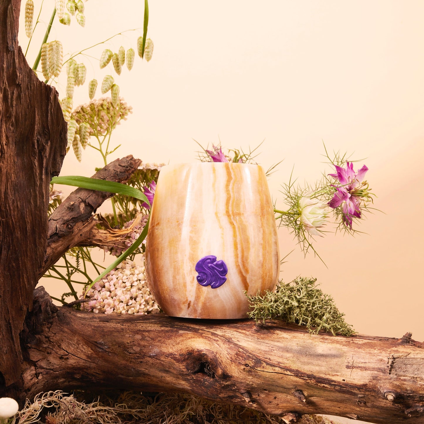 Organic Beeswax Massage + Bath Oil Candle                    225g
