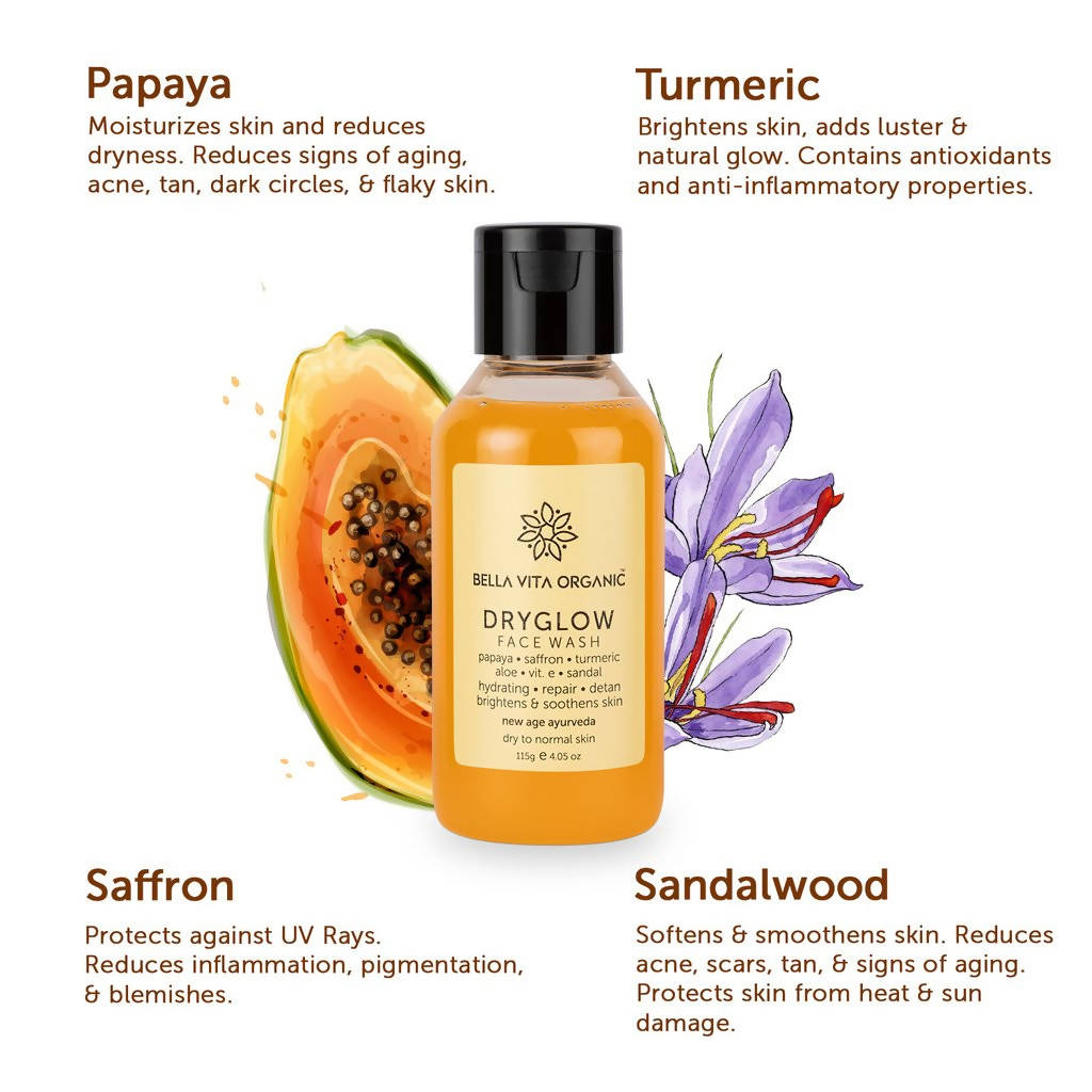 Bella Vita Organic Dryglow Face Wash