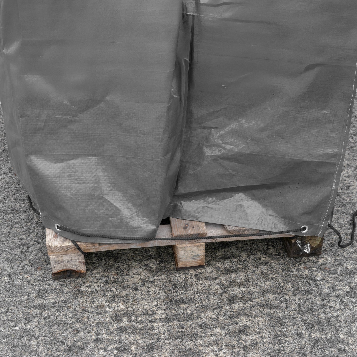 Pallet Bag Covers SMALL 1.3M x 0.9M x 2.2M Reinforced Eyelets Weatherproof Cover