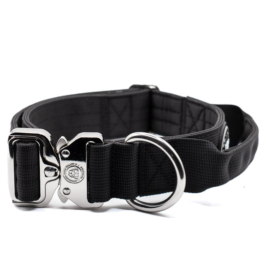 4cm Nylon BTactical™ Tracker Collar | Midnight Black - NEW