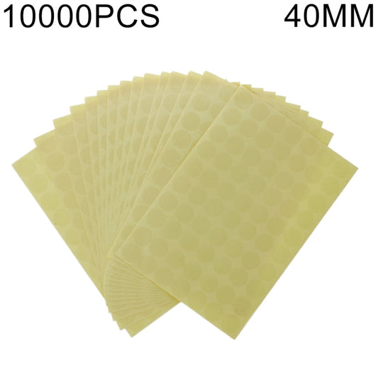 10000 PCS Transparent Round Shape Self-adhesive Sealing Sticker, Diameter: 40mm, Diameter: 40mm
