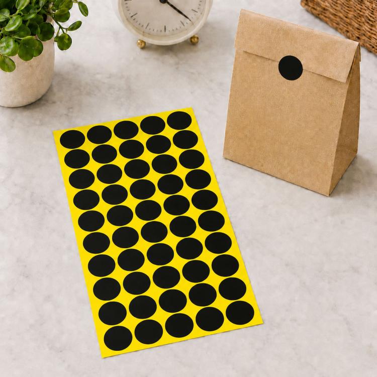 1000 PCS Round Shape Self-adhesive Colorful Mark Sticker Mark Label