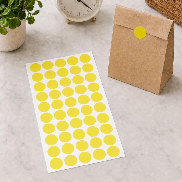 1000 PCS Round Shape Self-adhesive Colorful Mark Sticker Mark Label