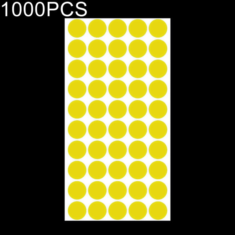1000 PCS Round Shape Self-adhesive Colorful Mark Sticker Mark Label
