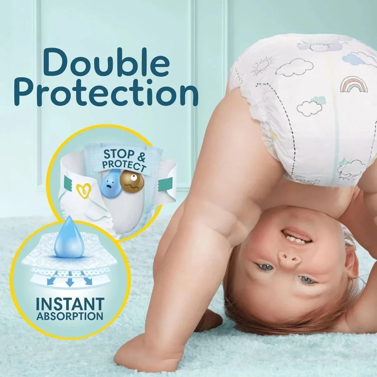 Pampers Premium Protection Size 3 Jumbo Pack 70 nappies