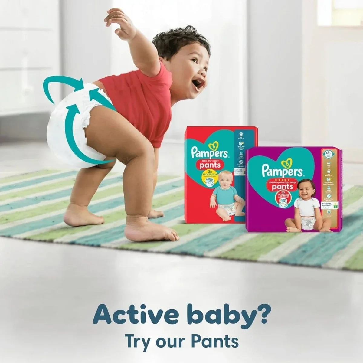 Pampers Premium Protection Size 3 Jumbo Pack 70 nappies
