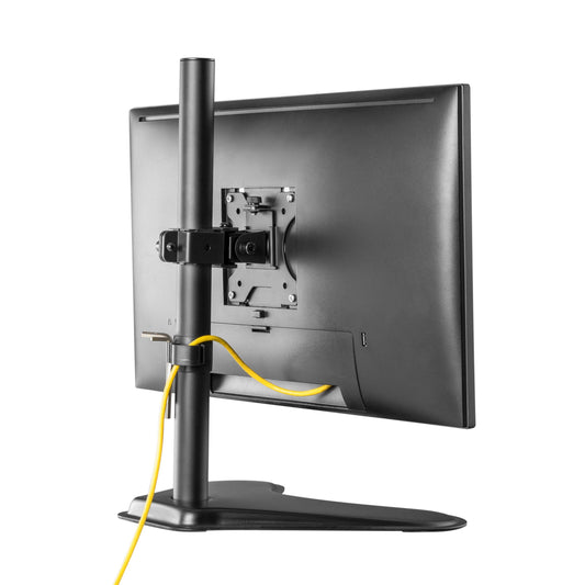 ProperAV Desk Monitor Stand 17" - 34" Freestanding Base VESA Max 100x100