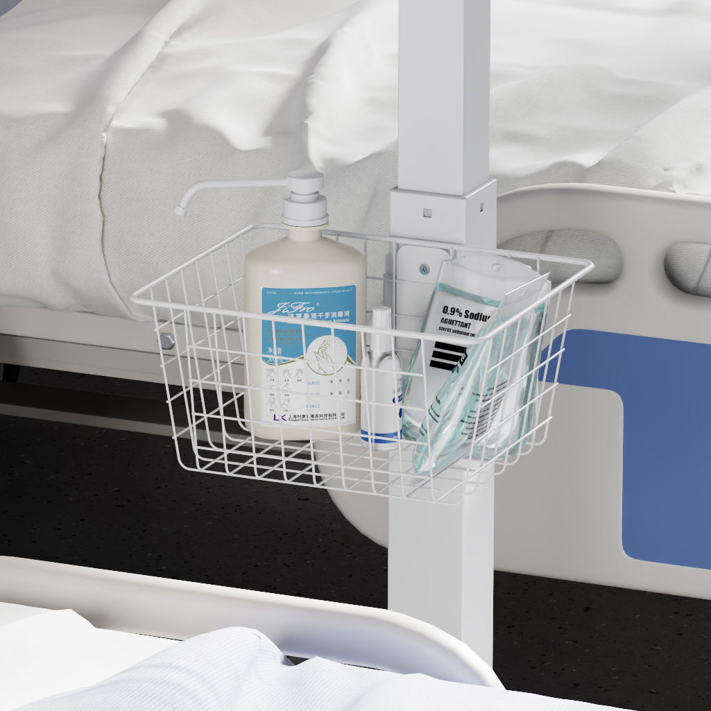 ProperAV Wire Basket for Mobile Desk Trolley Workstations