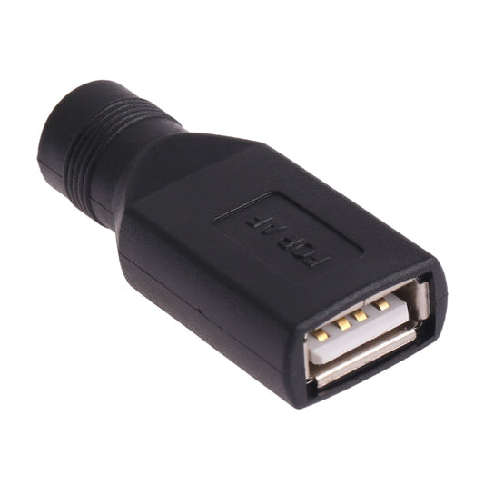 USB Female to 5.5 x 2.1mm Female Plug Adapter Connector, USB Female to 5.5 x 2.1mm