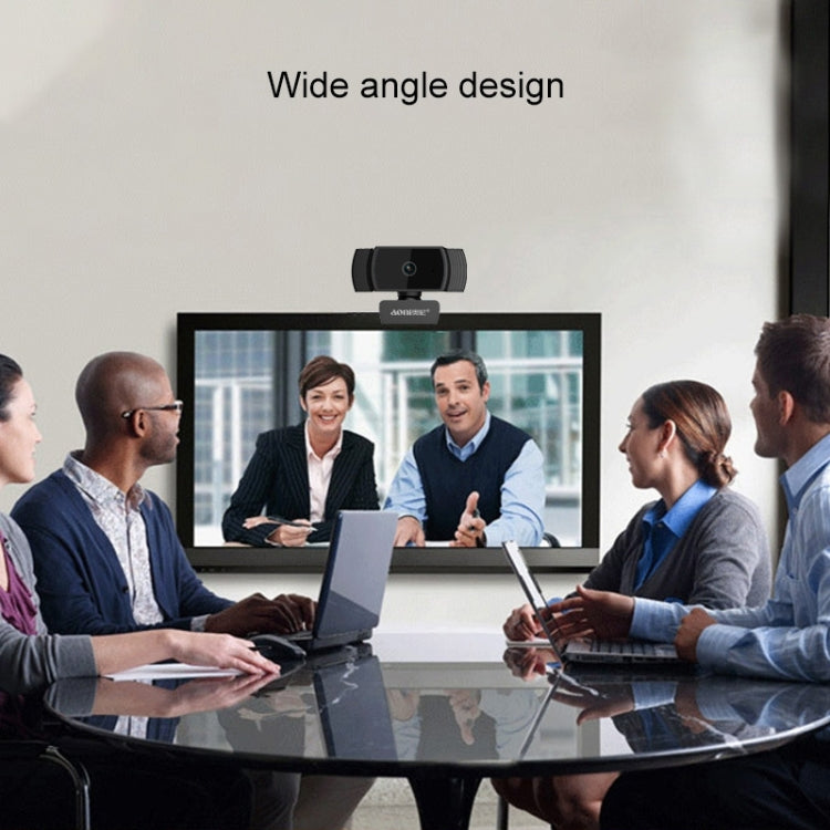 Aoni A20 FHD 1080P IPTV WebCam Teleconference Teaching Live Broadcast Computer Camera with Microphone