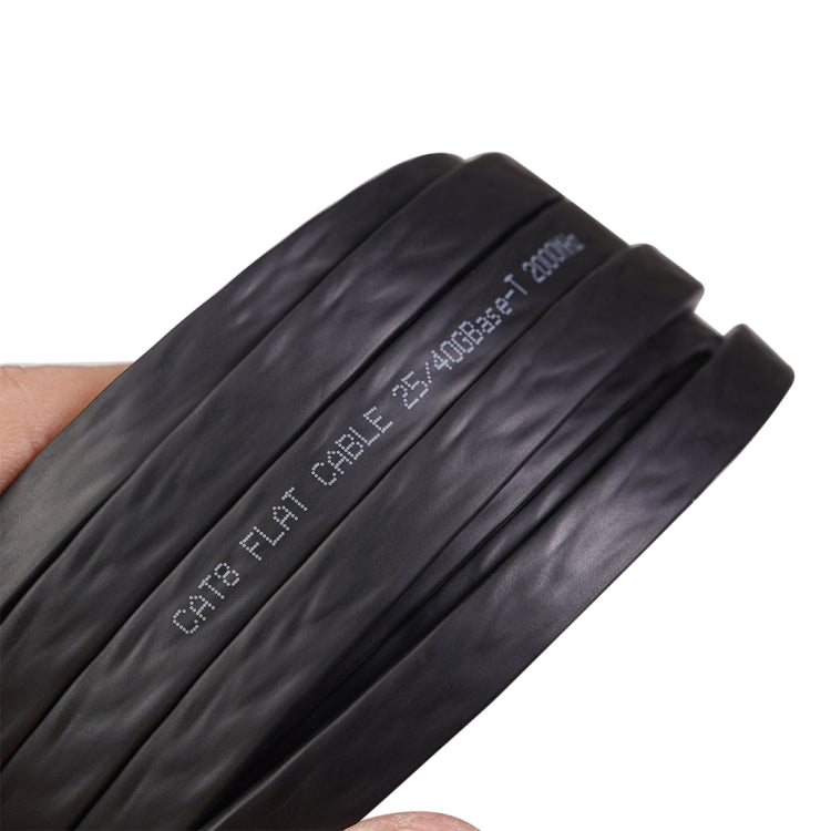 CAT8-2 Double Shielded CAT8 Flat Network LAN Cable, Length: 15m, 15m