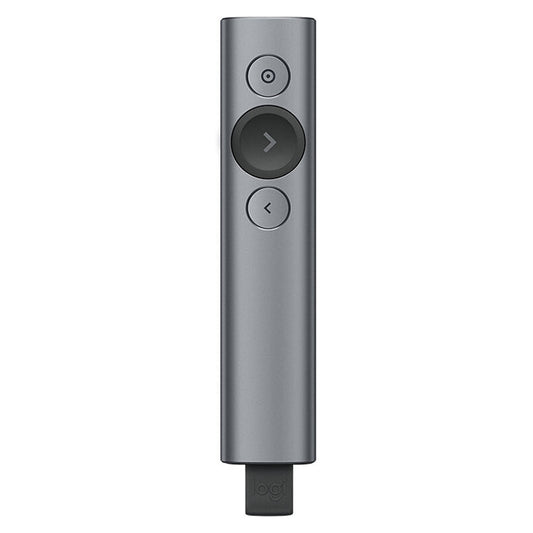 Logitech Spotlight 2.4Ghz USB Wireless Presenter PPT Remote Control Flip Pen, Spotlight (Grey), Spotlight (Gold)