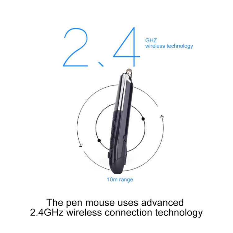 PR-08 6-keys Smart Wireless Optical Mouse with Stylus Pen & Laser Function, Laser Function Blue, Laser Function Red, Laser Function White, Laser Function Black, Laser Function Grey