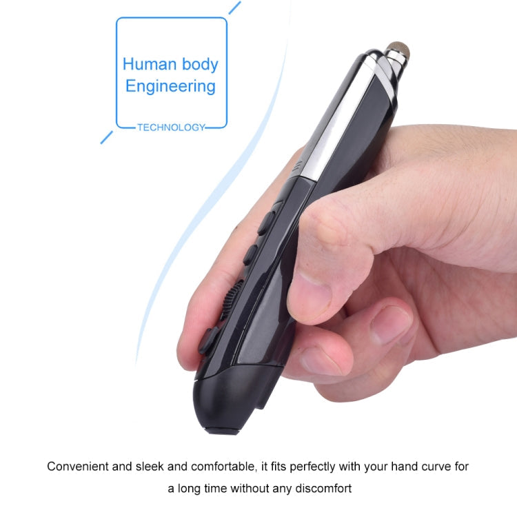 PR-08 6-keys Smart Wireless Optical Mouse with Stylus Pen & Laser Function, Laser Function Blue, Laser Function Red, Laser Function White, Laser Function Black, Laser Function Grey